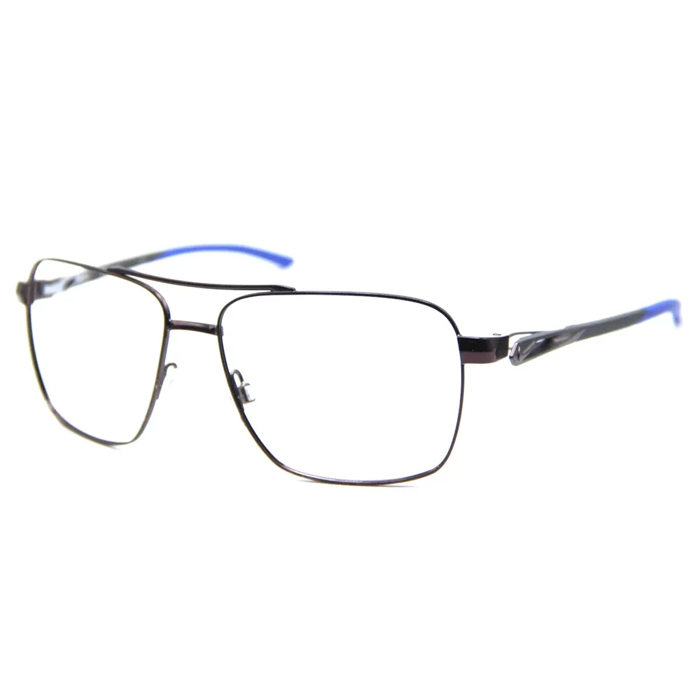 NIKE CHRONICLES DQ0798 993 MATTE BLACK BLUE EYEGLASSES FRAME 58-15-140
